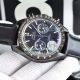 Swiss Replica Omega Speedmaster Chronograph Black Dial Black Bezel Black Leather Strap Watch (2)_th.jpg